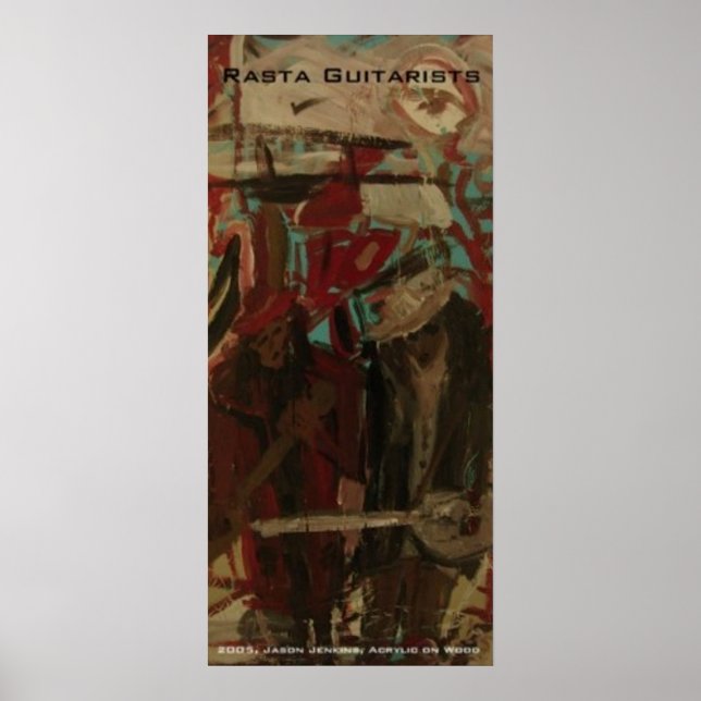 Rasta gitarrister poster (Framsidan)