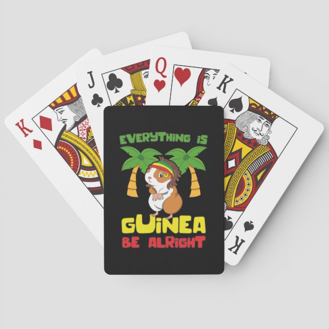 Rasta Guinea Gris Casinokort (Baksidan)