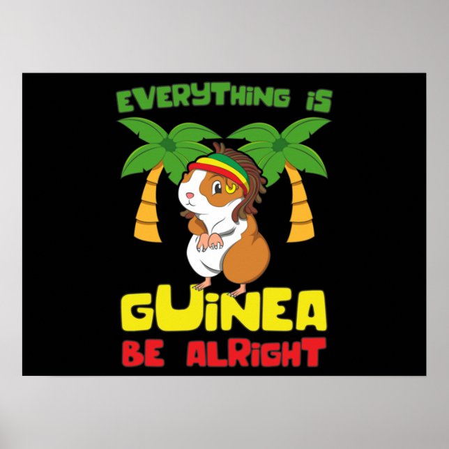 Rasta Guinea Gris Poster (Framsidan)