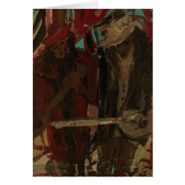 Rasta Guitarists Hälsningskort (Framsidan)