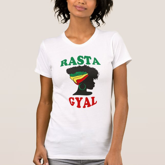 Rasta Gyal T-Shirt (Framsida)