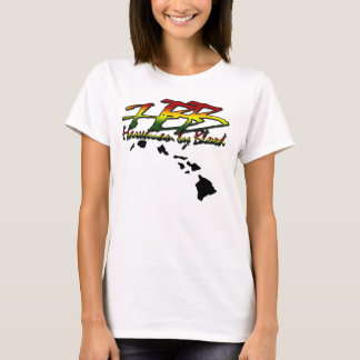 Rasta hawaiibo vid blod t-shirt