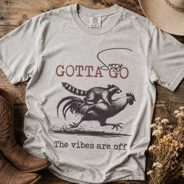 Rasta Hemma Vibrationerna Är Borta Tvättbjörn T Shirt (Skapare uppladdad)