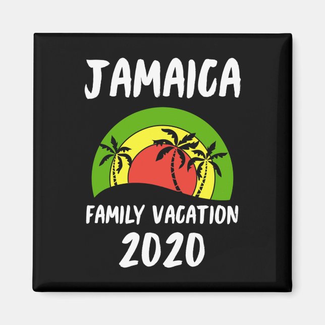 Rasta Jamaica Familjesemester 2020  Magnet (Framsidan)