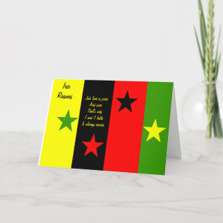 Rasta jul helgkort