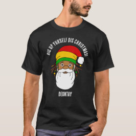Rasta Jultomten God jul T Shirt