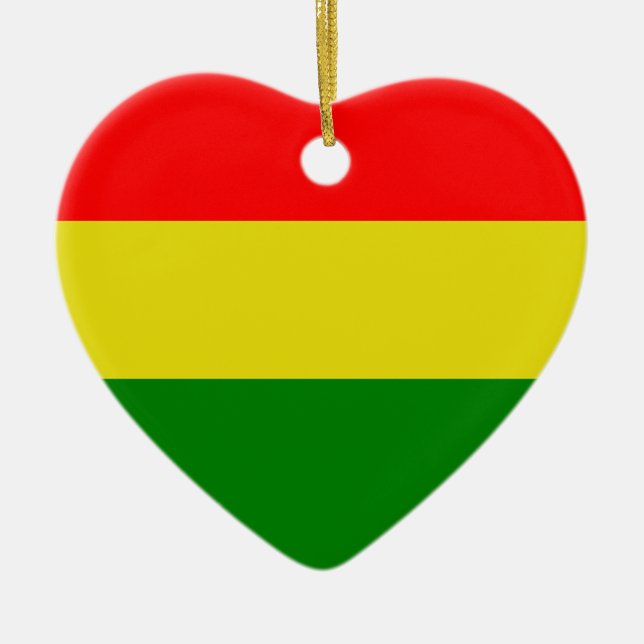 Rasta kärlekprydnad julgransprydnad keramik (Framsidan)