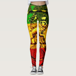 Rasta Leggings Lejona för Judah Design
