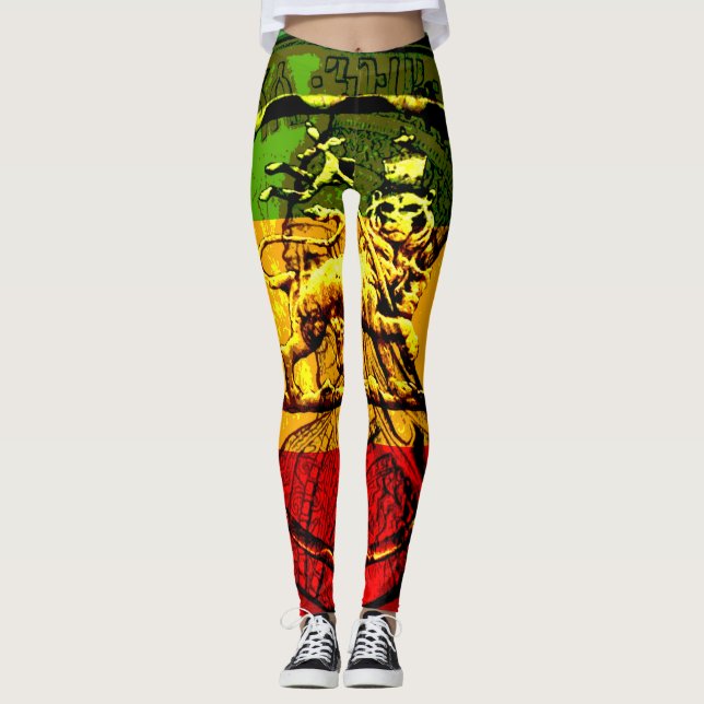 Rasta Leggings Lejona för Judah Design (Framsida)
