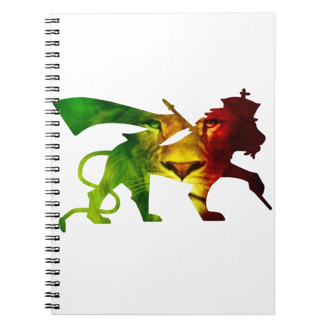 Rasta Lejon av Judah Anteckningsbok (Framsidan)