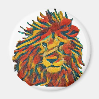 Rasta lejon magnet