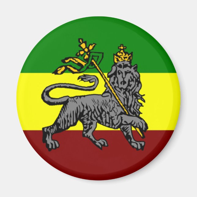 Rasta Lejon Magnet (Framsidan)