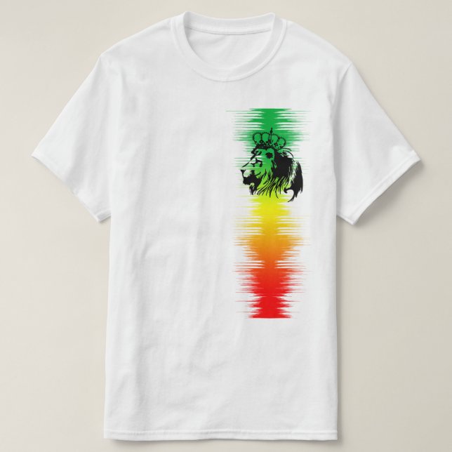 Rasta - Lejon om Judah T Shirt (Design framsida)