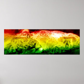 Rasta Lejon Poster