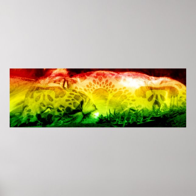 Rasta Lejon Poster (Framsidan)