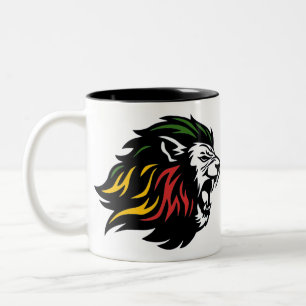 Rasta Lejon Två-Tonad Mugg