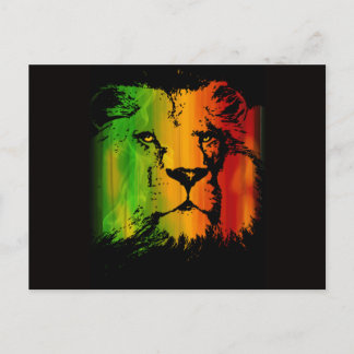 Rasta Lejon Vykort