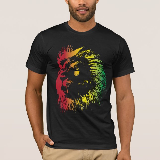 Rasta lejona 2 tee (Framsida)