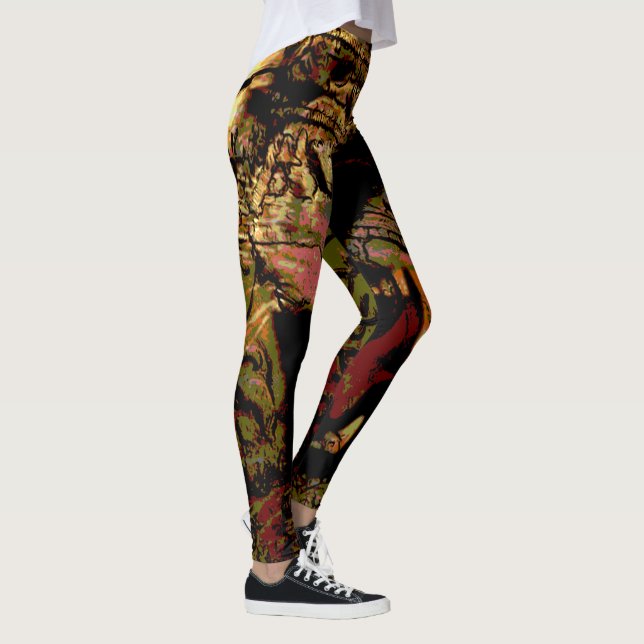 Rasta Lejonet av Juda Leggings (Höger)