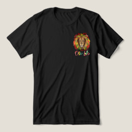 rasta lejonhuvud rött grönt gult Jamaica en kärlek T Shirt
