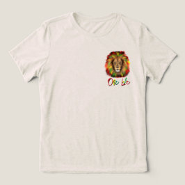 rasta lejonhuvud rött grönt gult Jamaica en kärlek T Shirt