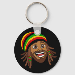 Rasta Man One Love Nyckelring