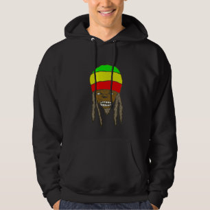 Rasta mantröja sweatshirt med luva