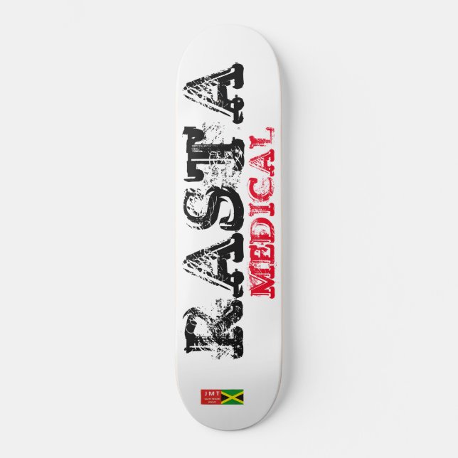 RASTA MEDICINSKA SKATEBOARTER MINI SKATEBOARD BRÄDA 18,5 CM (Framsida)