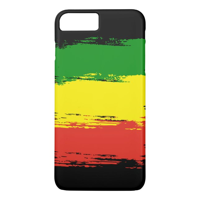 Rasta mönster Case-Mate iPhone skal (Baksida)