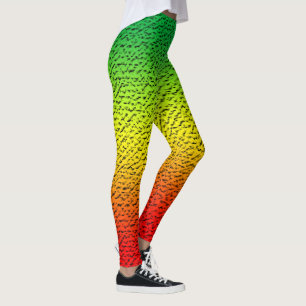 Rasta mönster leggings