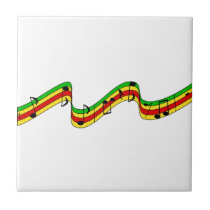 Rasta musik bemannar kakelplatta