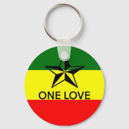 Rasta One Kärlek Nyckelring