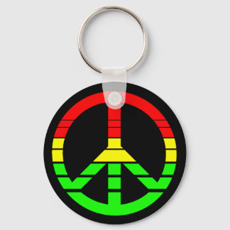 Rasta Peace Keychain Nyckelring
