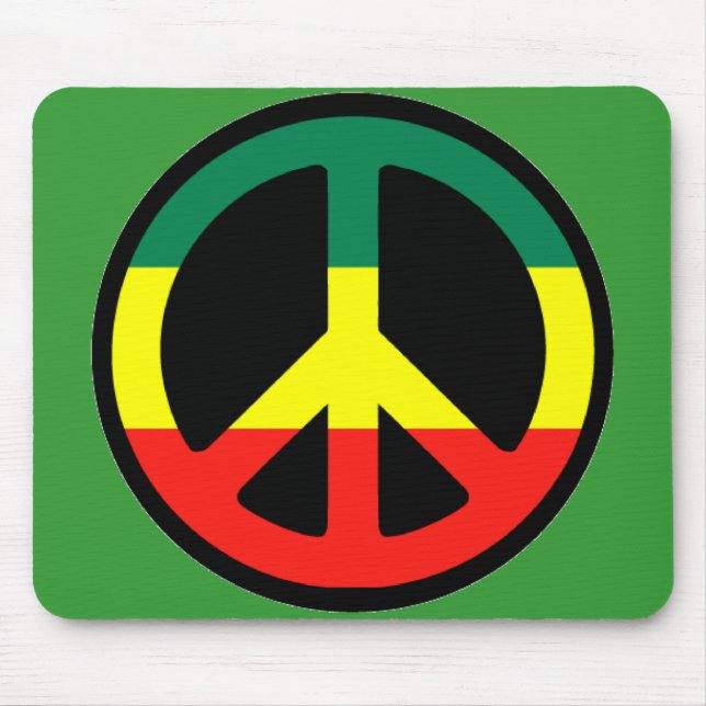 Rasta Peace Symbol Musmatta (Framsidan)