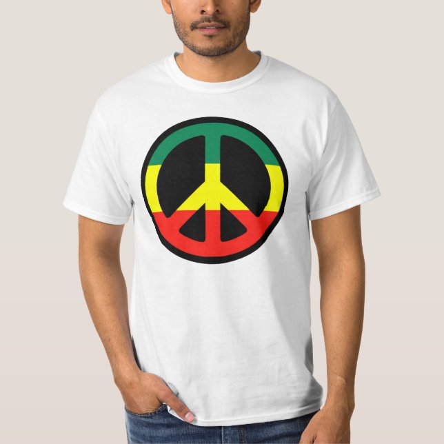 Rasta Peace Symbol Tee (Framsida)