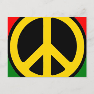 Rasta Peace Vykort