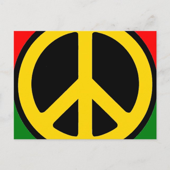 Rasta Peace Vykort (Framsida)