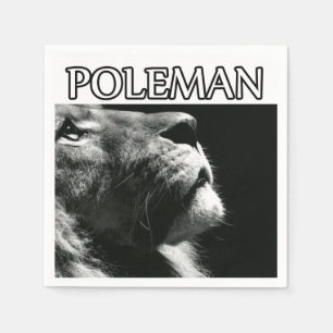Rasta poleman party lejon pappersservett
