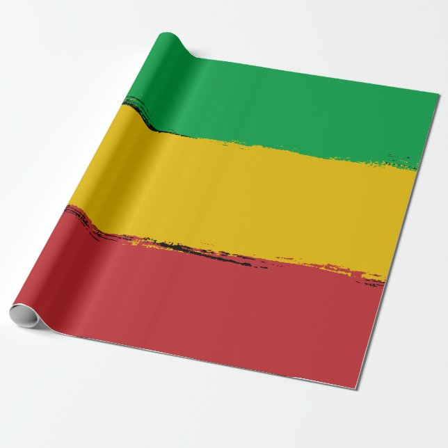 Rasta Presentpapper (Utrullad)