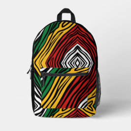 Rasta Print Zebra