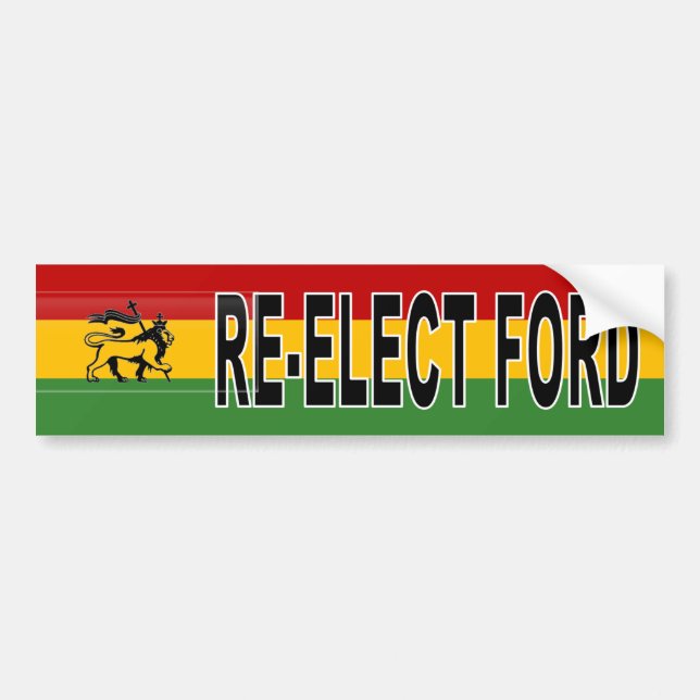 Rasta rånar den Ford omvalet Bildekal (Framsidan)