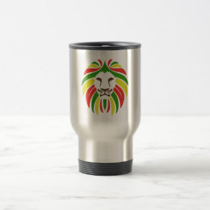 Rasta Red, gult och grönt Resemugg