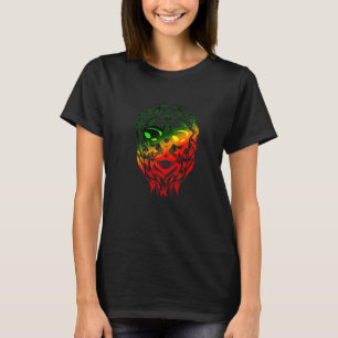 Rasta Reggae Lejon Av Juda Jamaica Etiopisk Lejon T Shirt