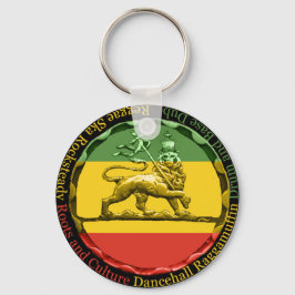Rasta Reggae Lejon Nyckelring