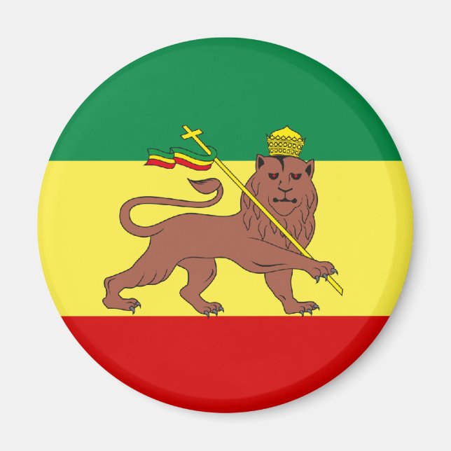 Rasta Reggae Lejon of Judah Magnet (Framsidan)