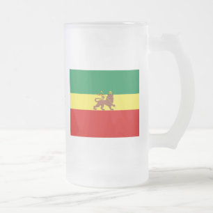 Rasta Reggae som är lejon av Judah Frostat Ölglas
