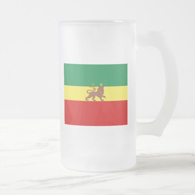 Rasta Reggae som är lejon av Judah Frostat Ölglas (Höger)