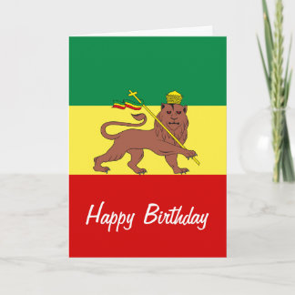 Rasta Reggae som är lejon av Judah Kort