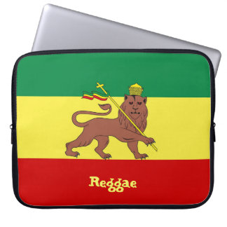 Rasta Reggae som är lejon av Judah Neoprene 15" Laptop Fodral