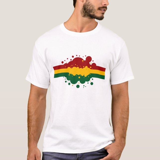 Rasta regnbåge t-shirt (Framsida)